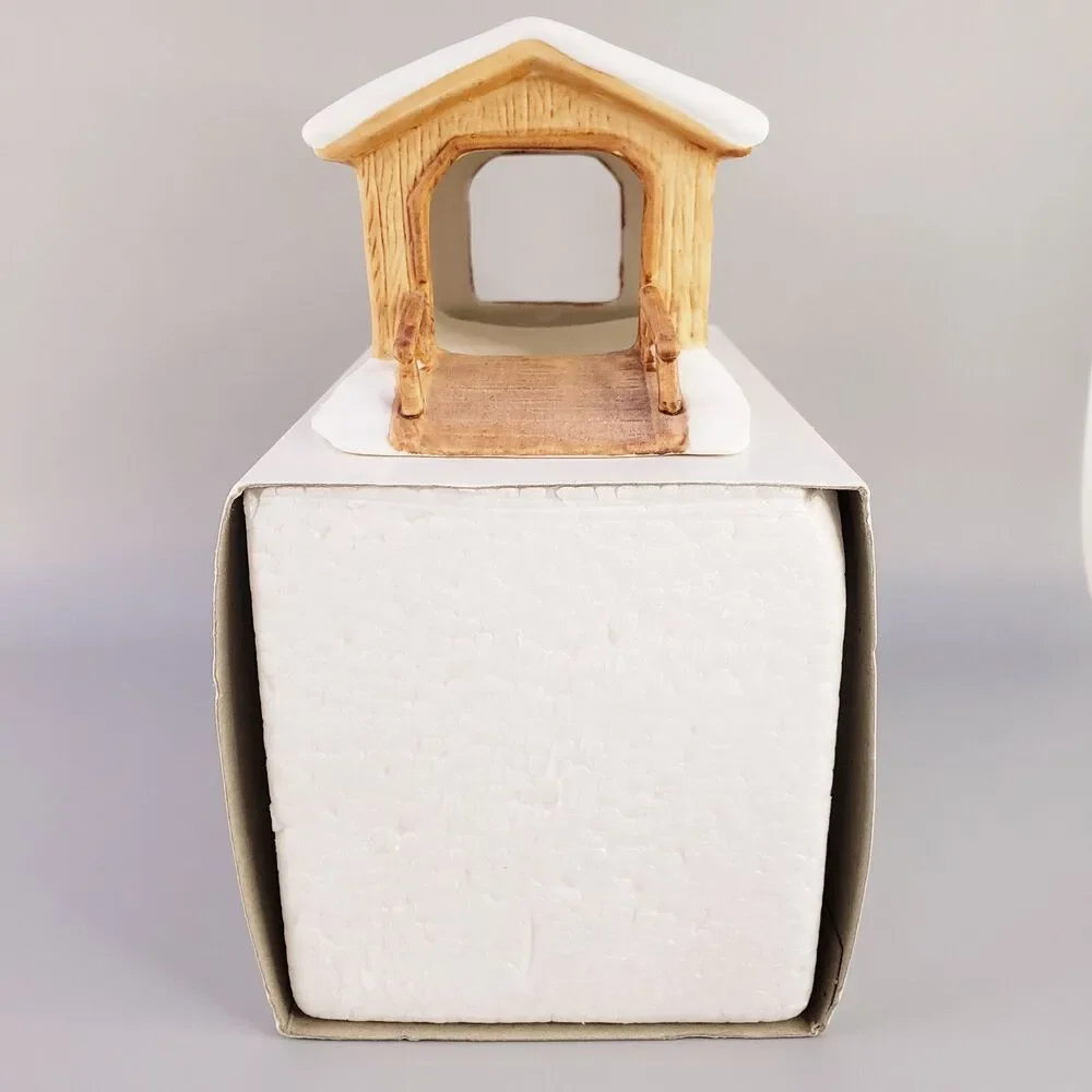 Dept 56 Heritage Village Covered Wooden Bridge 6531-5 Ceramic Christmas Village